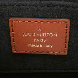 Pre Owned Louis Vuitton Dauphine Noir Monogram Reverse Canvas Size Mini