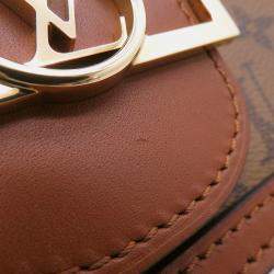 Pre Owned Louis Vuitton Dauphine Noir Monogram Reverse Canvas Size Mini