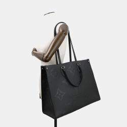 Pre Owned Louis Vuitton Onthego Noir Monogram Empreinte Leather Size Gm