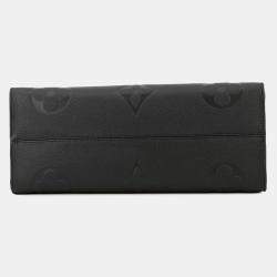 Pre Owned Louis Vuitton Onthego Noir Monogram Empreinte Leather Size Gm