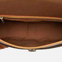 Pre Owned Louis Vuitton Brown Monogram Sologne