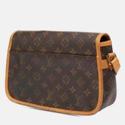 Pre Owned Louis Vuitton Brown Monogram Sologne
