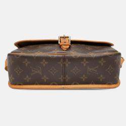 Pre Owned Louis Vuitton Brown Monogram Sologne