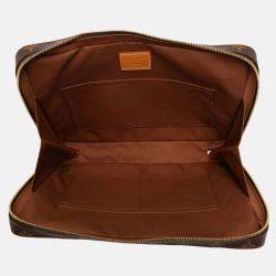 Pre Owned Louis Vuitton Brown Monogram Soft Trunk Messenger MM