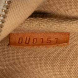 Pre Owned Louis Vuitton White Damier Azur Eva