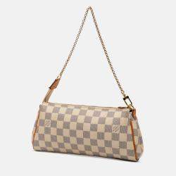 Pre Owned Louis Vuitton White Damier Azur Eva