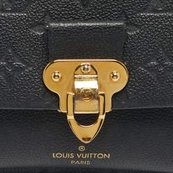 Pre Owned Louis Vuitton Black Monogram Empreinte Leather Vavin BB Bag