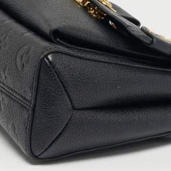 Pre Owned Louis Vuitton Black Monogram Empreinte Leather Vavin BB Bag
