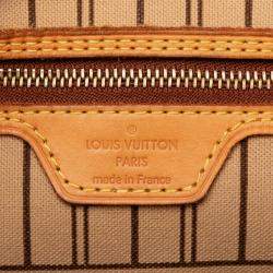 Pre Owned Louis Vuitton Brown Monogram Neverfull MM
