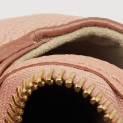 Pre Owned Louis Vuitton Rose Trianon Monogram Giant Empreinte Leather Petit Palais Bag