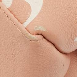 Pre Owned Louis Vuitton Rose Trianon Monogram Giant Empreinte Leather Petit Palais Bag