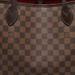 Pre Owned Louis Vuitton Damier Ebene Canvas Neverfull GM Bag