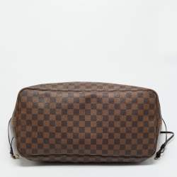 Pre Owned Louis Vuitton Damier Ebene Canvas Neverfull GM Bag