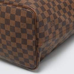 Pre Owned Louis Vuitton Damier Ebene Canvas Neverfull GM Bag