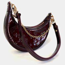 Pre Owned حقيبة كتف لوي فيتون بورجوندي فيرني مونوغرام لوب