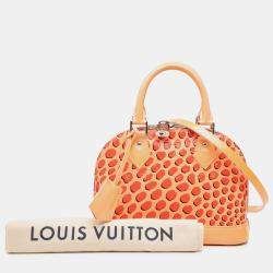 Pre Owned حقيبة لوي فيتون ألما فيرنيه مونوغرامي برتقالي جungle Dots BB
