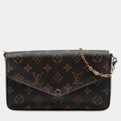 مملوكة مسبقًا Louis Vuitton Brown Monogram Pochette Felicie
