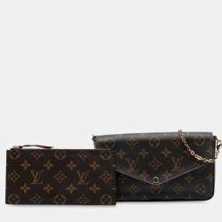 مملوكة مسبقًا Louis Vuitton Brown Monogram Pochette Felicie