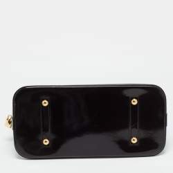 Pre Owned Louis Vuitton Alma GM Amarante Monogram Vernis Bag