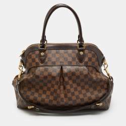 Pre Owned Louis Vuitton Trevi GM Damier Ebene Canvas Bag