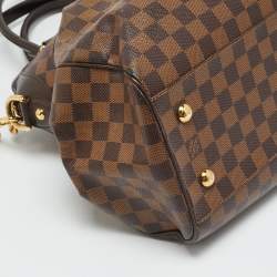 Pre Owned Louis Vuitton Trevi GM Damier Ebene Canvas Bag