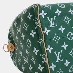 مملوكة مسبقًا حقيبة لويس فيتون سبيدي P9 بانديليير جلد أخضر مونوجرام 40