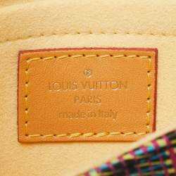 Pre Owned Louis Vuitton Tambourine NM Rose Monogram Pop Print Bag