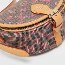Pre Owned Louis Vuitton Tambourine NM Rose Monogram Pop Print Bag