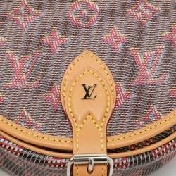Pre Owned Louis Vuitton Tambourine NM Rose Monogram Pop Print Bag