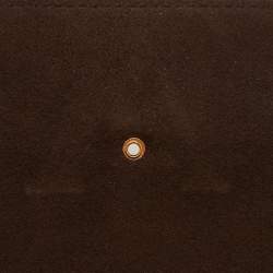 Pre Owned Louis Vuitton Brown Leather Chain Louise MM Bag