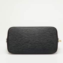 Pre Owned حقيبة لوي فيتون ألما بي إم جلد إيبي أسود