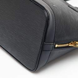 Pre Owned حقيبة لوي فيتون ألما بي إم جلد إيبي أسود