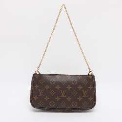 Pre Owned Louis Vuitton Multi Pochette Accessories Brown Monogram Canvas Bag