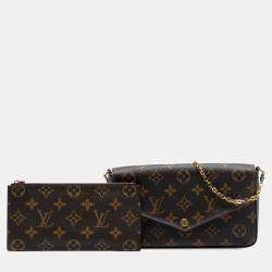 مملوكة مسبقًا Louis Vuitton Brown Monogram Pochette Felicie