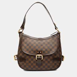 Pre Owned Louis Vuitton Brown Damier Ebene Highbury