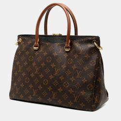 Pre Owned Louis Vuitton Brown Monogram Pallas MM