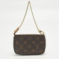 مملوكة مسبقًا Louis Vuitton Pochette Mini Monogram Canvas Accessoires
