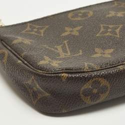 مملوكة مسبقًا Louis Vuitton Pochette Mini Monogram Canvas Accessoires
