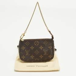 مملوكة مسبقًا Louis Vuitton Pochette Mini Monogram Canvas Accessoires
