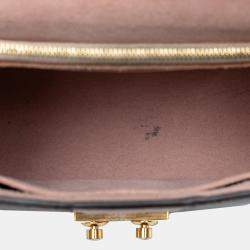 مملوكة مسبقًا Louis Vuitton Brown Damier Ebene Cuir Taurillon Wight