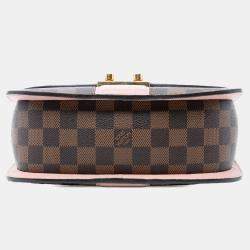مملوكة مسبقًا Louis Vuitton Brown Damier Ebene Cuir Taurillon Wight