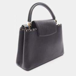 Pre Owned حقيبة لويس فويتون كابوسين PM جلد توريلون أسود