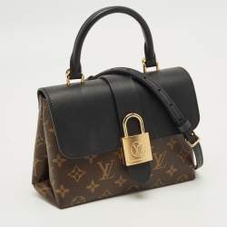 Pre Owned Louis Vuitton Black Monogram Canvas and Leather Locky BB Bag