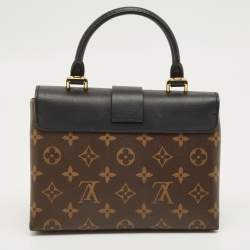 Pre Owned Louis Vuitton Black Monogram Canvas and Leather Locky BB Bag