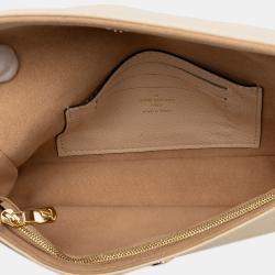 Pre Owned Louis Vuitton Brown Monogram Empreinte Giant Ivy Wallet on Chain