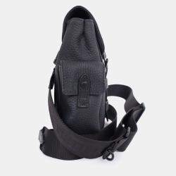 Pre Owned Louis Vuitton Black Taurillon Christopher XS Backpack