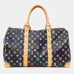 Pre Owned حقيبة لوى فيتون كييبول 45 سوداء/متعددة الألوان مونوغرام 2003