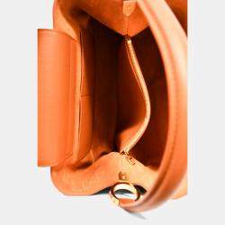 مملوكة مسبقًا Louis Vuitton Brown Smooth Leather Souple Capucines GM with Strap