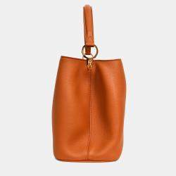 مملوكة مسبقًا Louis Vuitton Brown Smooth Leather Souple Capucines GM with Strap