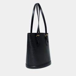 Pre Owned حقيبة بتصميم دلو صغير من جلد إيبي أسود من لويس فيتون مع حقيبة إكسسوارات بوشيت